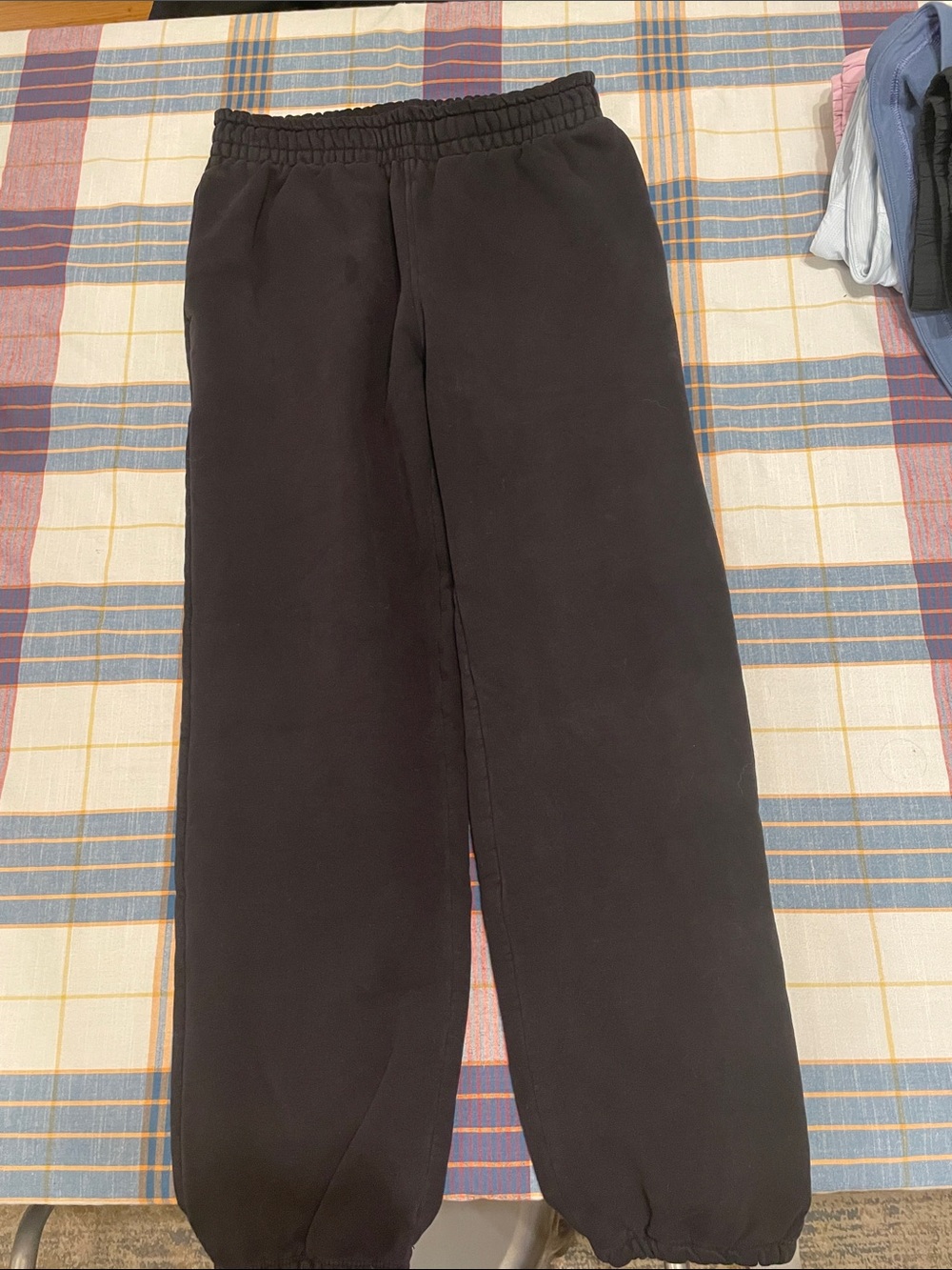 Athleta Girl Black Elastic-Waist Jogger Sweatpants
